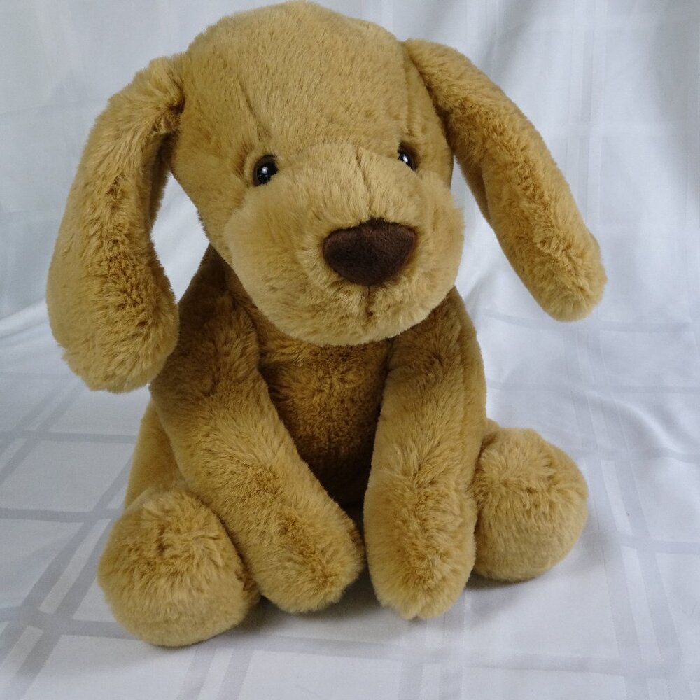 Animal Adventure Brown Puppy Dog Plush. Golden Retriever. 12"‎